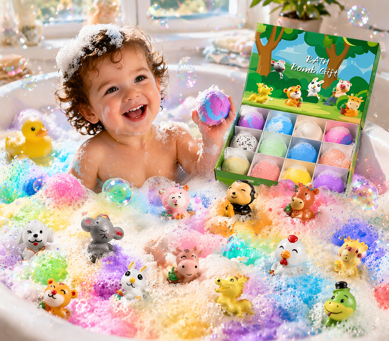 Animal Surprise Bath Bomb Gift Set