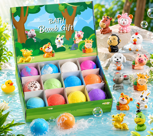 Animal Surprise Bath Bomb Gift Set