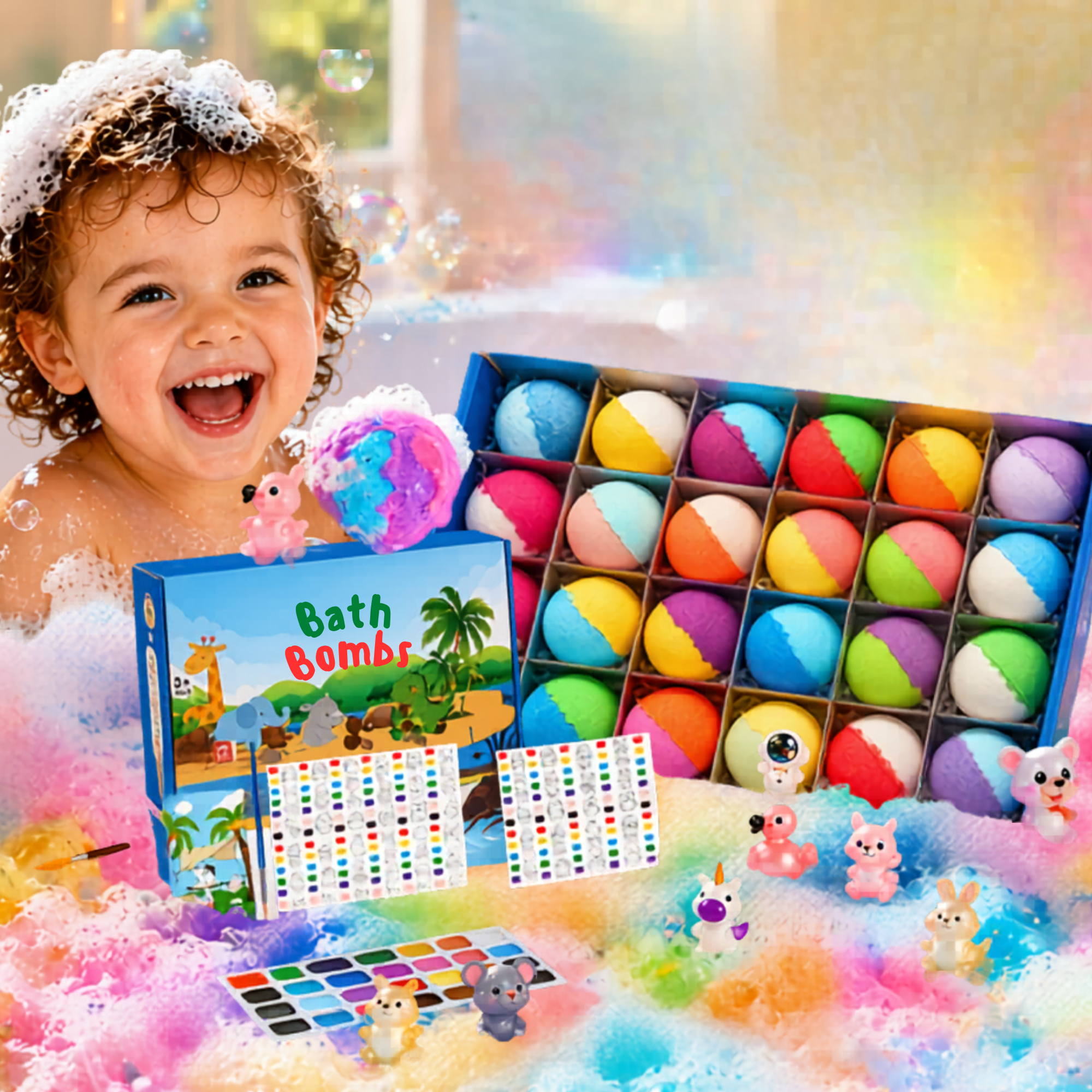 Glow Surprise Kids Bath Bombs