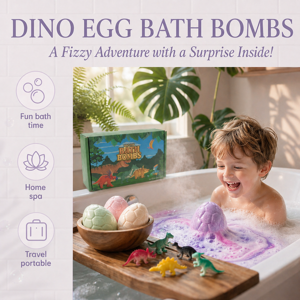 Prehistoric Dino Egg Bath Bombs