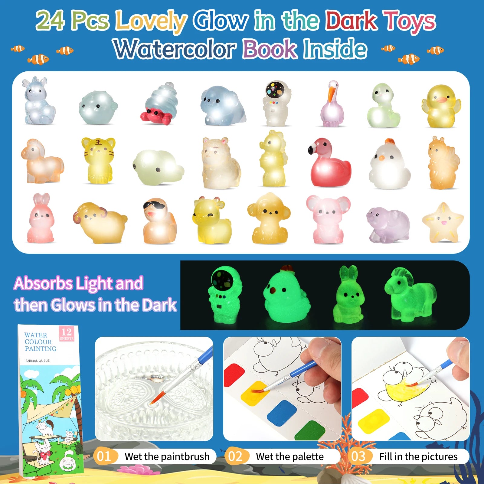 Glow Surprise Kids Bath Bombs
